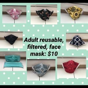 Washable face mask